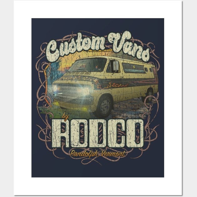 Rodco Custom Vans 1975 Wall Art by JCD666